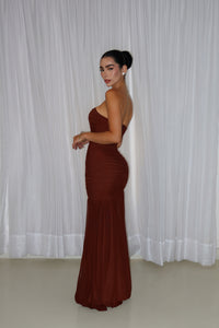 VESTIDO MERLOT — 2