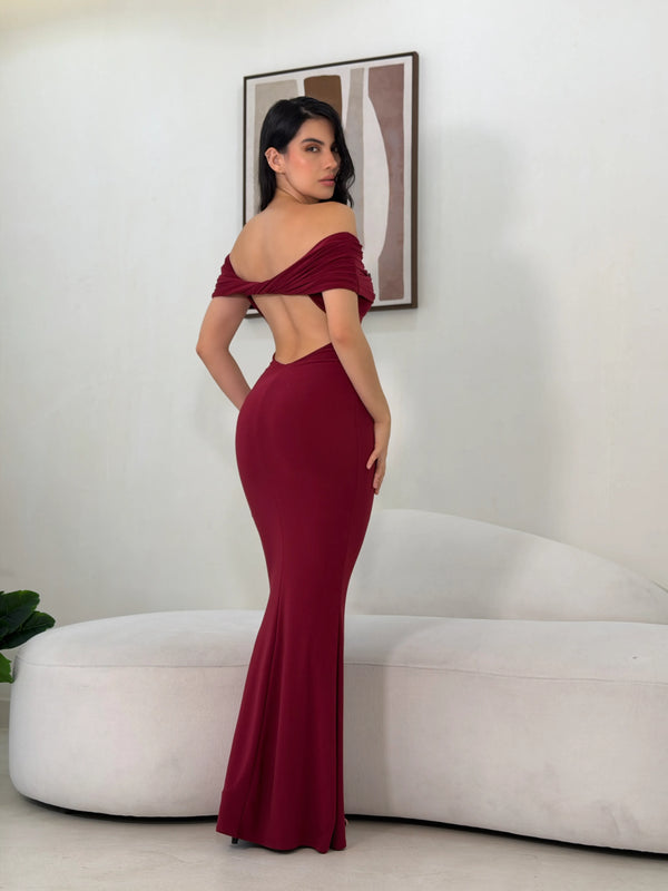VESTIDO VALENCIA — vista posterior